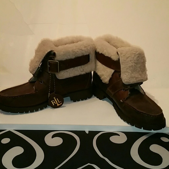 LAUREN Ralph Lauren Shoes|Boots Brown With Fur