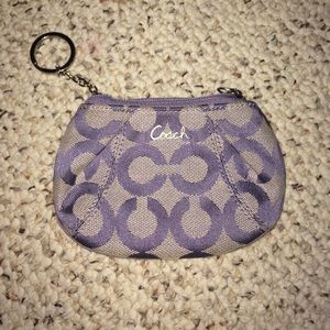 Coach Zip up key chain