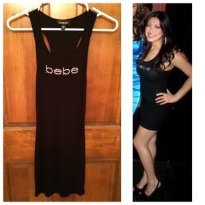 bebe t shirt dress