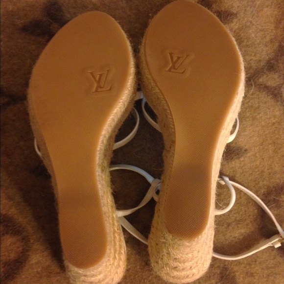 🚫SOLD Bundled🚫Authentic Louis Vuitton wedges. - Picture 3 of 4