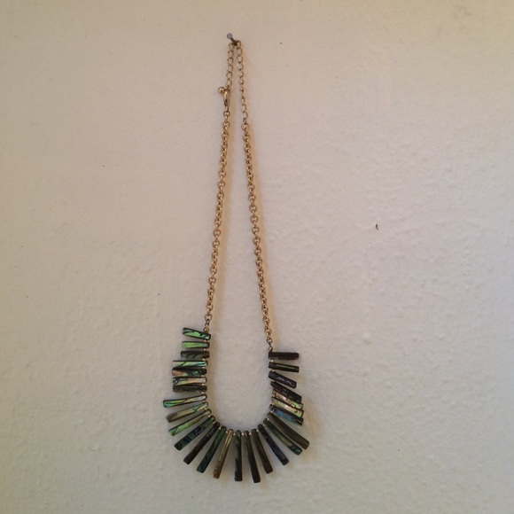Beautiful abalone necklace.