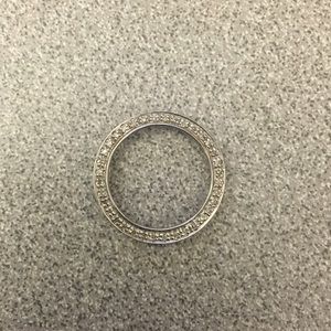 Diamond circle pendant only