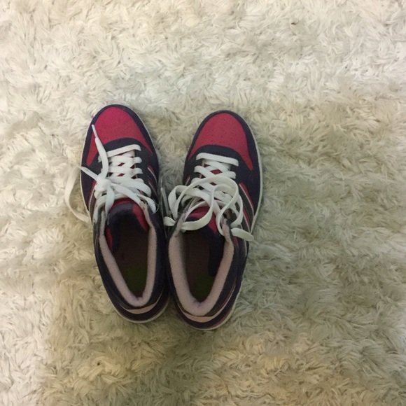 Adidas Pink and Purple Hi-Tops - Picture 2 of 4