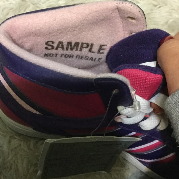 Adidas Pink and Purple Hi-Tops - Picture 4 of 4