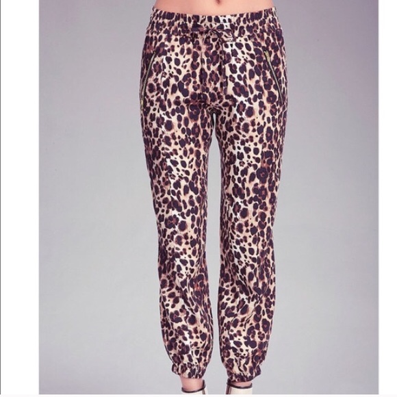 Bebe Leopard Pants