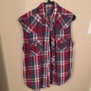 Muscle tee flannel