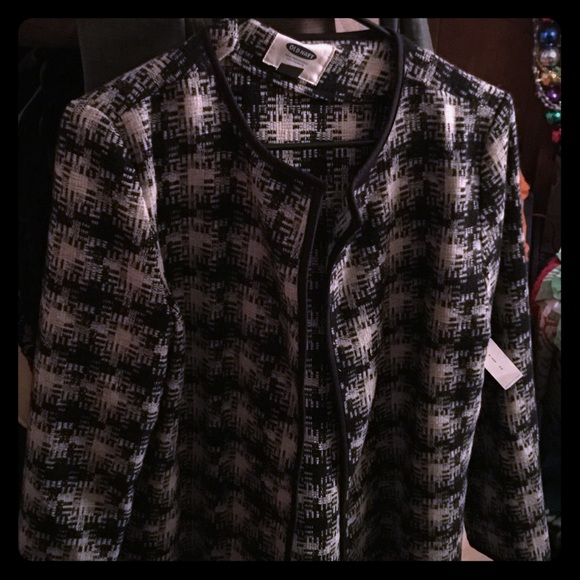 Old Navy long plaid trench coat.