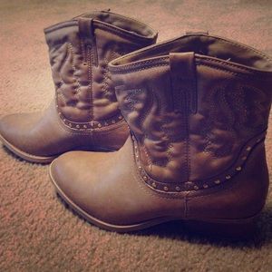 Cowgirl ankle boots
