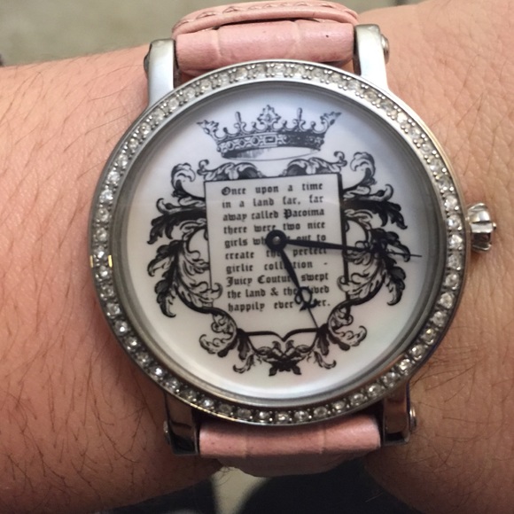 Juicy Couture Accessories - Juicy Couture Fairytale pink leather watch
