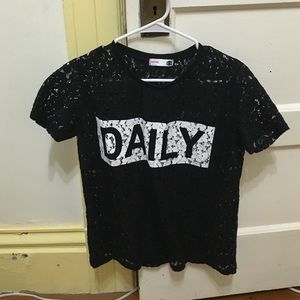 Lace t shirt
