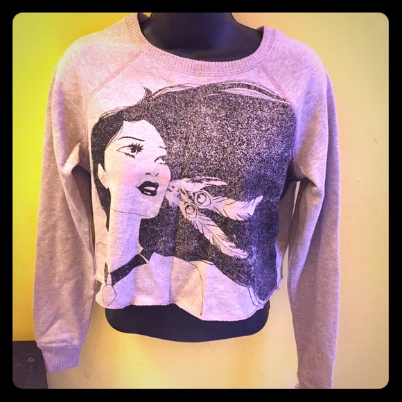 Disney cropped sweater