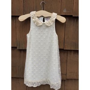 BRAND NEW cream lace dress young girl