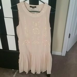 Beaded gatsby 20's inspired shirt dress