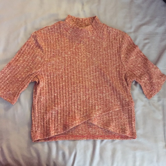 Red crop top