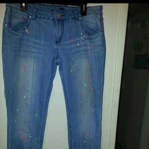 ~SOLD~Paint splash looking jeans sz.13 jeans