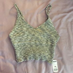 Knit crop top