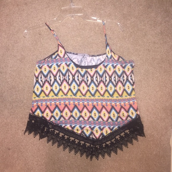 Aztec Crop Top - Picture 1 of 1