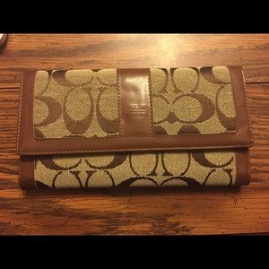 Coach Wallet w/ Checkbook