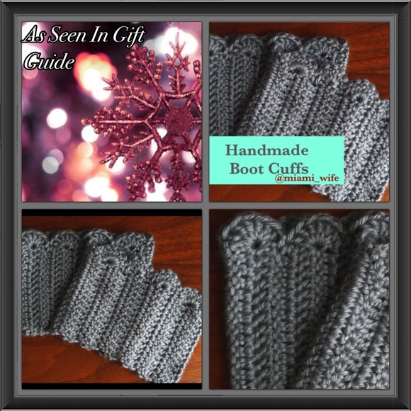 Handmade Accessories - Handmade boot cuffs! 🎄🎁🎅🏻☃🎉