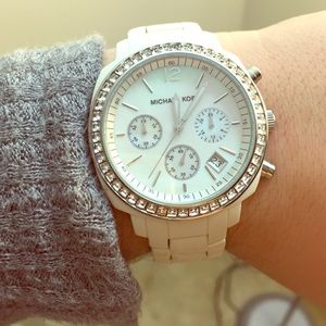 Authentic Michael Kors White watch