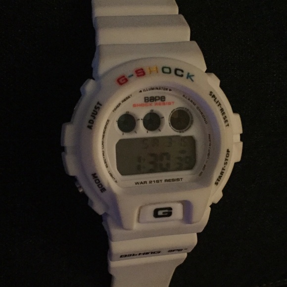 White G-Shock watch