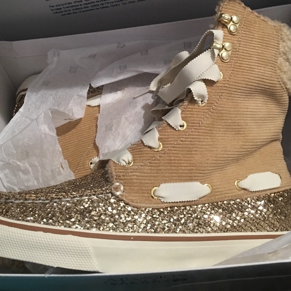 Women's Gold Sperry