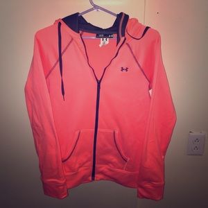 Salmon pink Under Armour Zip up