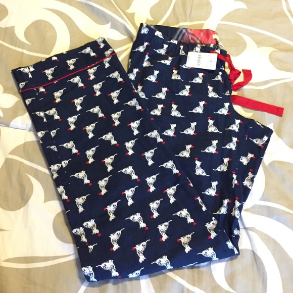 NWT [J Crew] Pajama Pants in Navy, Sz XS