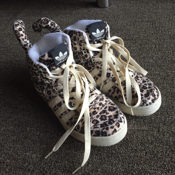 Adidas Jeremy Scott Leopard sneakers