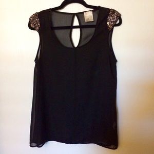 Jella Couture Black Blouse
