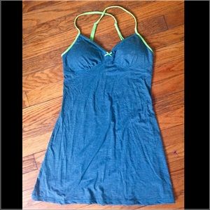 Xhilaration - Gray/Blue & Lime Green Nightgown