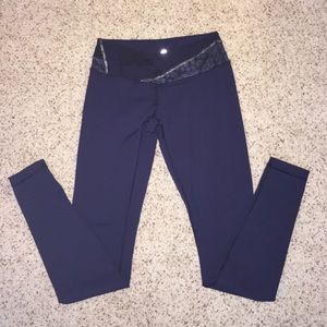 Lululemon Luon Navy Leggings