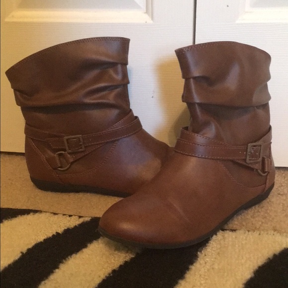 Brown Slouchy Boots