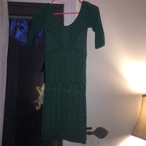 NWT Size M/L but fits a small green Bebe dress