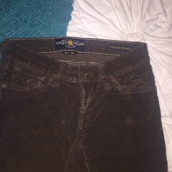 lucky brand brown corduroys