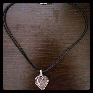 Gorgeous black and silver necklace from Brighton!