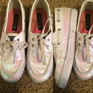 sparkly sperrys