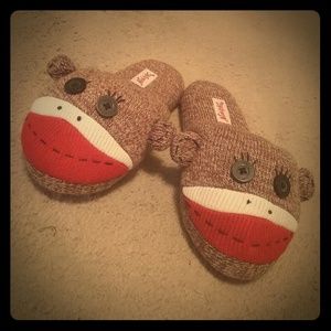 nick nora slippers nick nora sock monkey slippers from s closet on nick nora slippers nick nora sock monkey slippers from s closet on