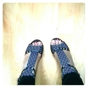 Torrid Brand Aztec Open toed High Heel Sandals