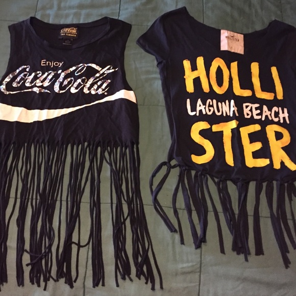 Finge crop top bundle! Size S