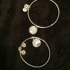 2 Alex and Ani Bracelets.