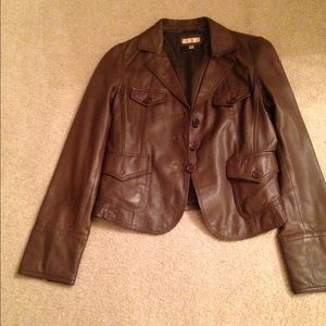 Leather jacket