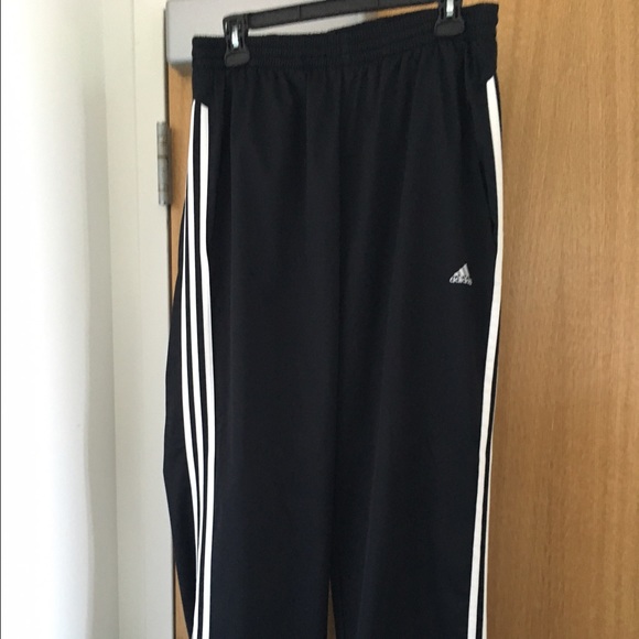 Adidas track pants.
