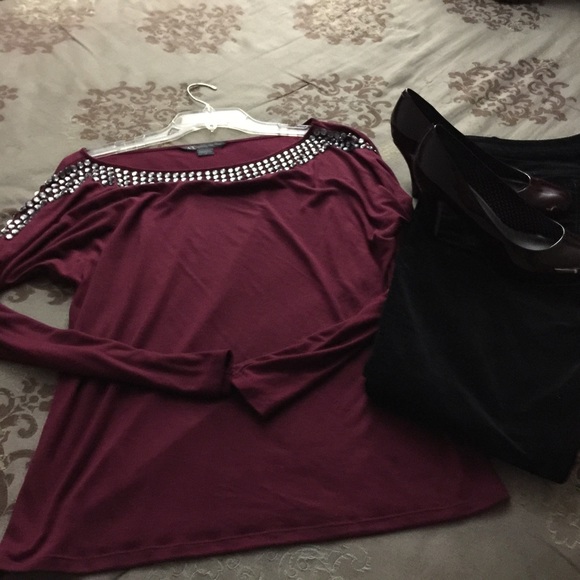 Armani exchange blouse, like new, worn only once