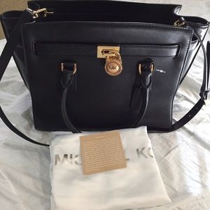 HAMILTON TRAVELER LARGE LEATHER SATCHEL
