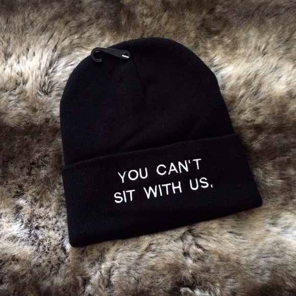 Accessories - you cant sit with us beanie