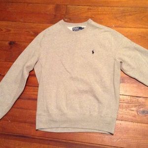 Grey polo pullover