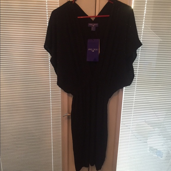 JIMMY CHOO BLACK SEQUIN DRESS - Picture 3 of 4