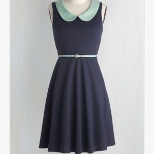 Modcloth Work To Play Dress In Navy