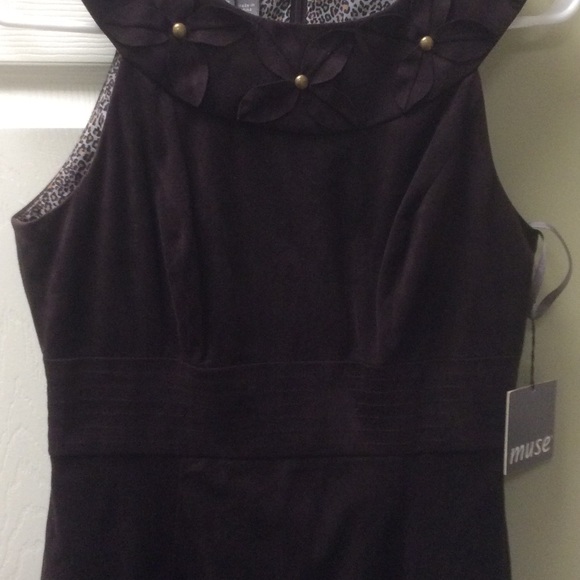 Faux Suede Dress - Picture 3 of 4